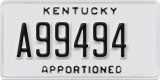 Kentucky, Apportioned (A12345)