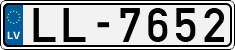 License plate of Latvia, Regular car plates