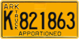 Arkansas, Apportioned (A 123456)
