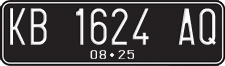 License plate of Indonesia, Regular plates