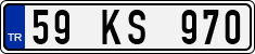 License plate of Turkey, Regular plates