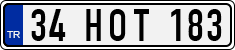 License plate of Turkey, Regular plates