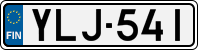 License plate of Finland, Cars