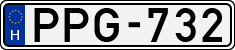 license plates of Hungary, Cars (1990)