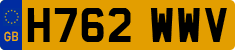 License plate of the United Kingdom, 1983 year system