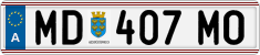 License plate of Austria, Regular plates