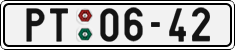 License plate of the Czech Republic, Cars (1960)