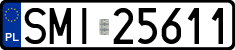 License plates of Poland, Regular car plates