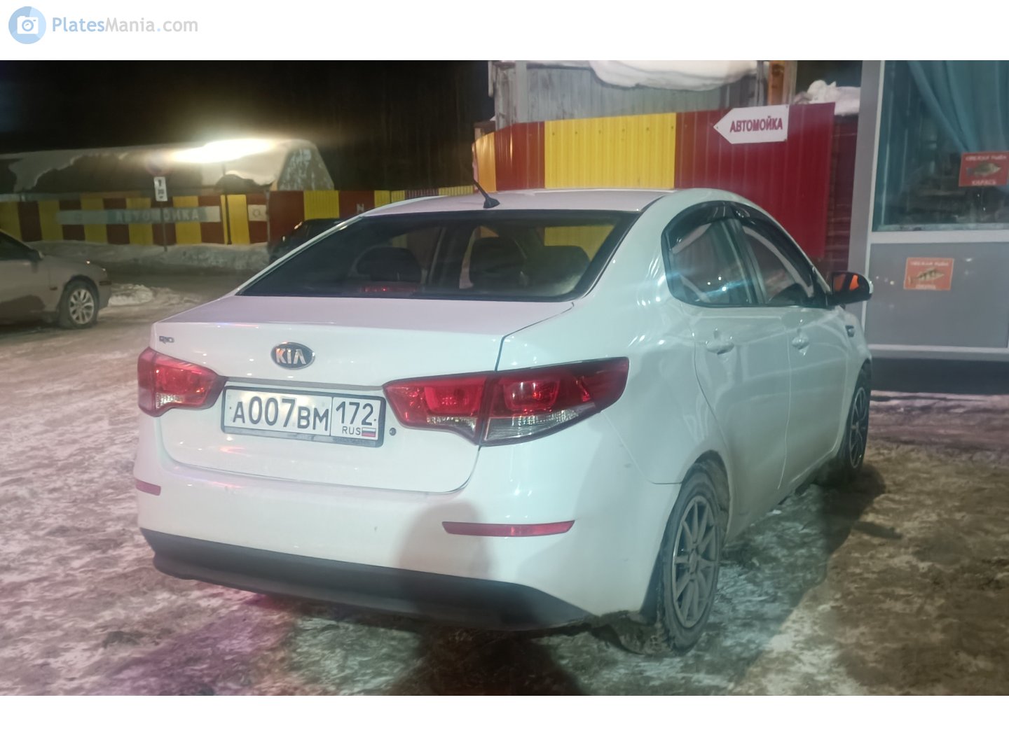 а 007 вм 172, Kia Rio 3rd gen Sedan (QB; CIS-market), facelift, 2015–2017