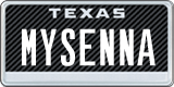 Texas, Vanity Plates