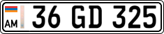 License plate of Armenia, Private owners