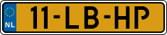 License plate of the Netherlands, Cars
