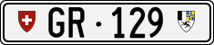 License plate of Switzerland, Cars