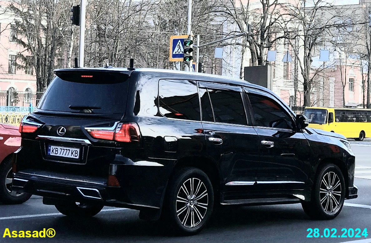 KB 7777 KB, Lexus LX 3rd gen (J200), 2nd facelift, 2015–2021