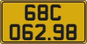 License plate of Vietnam, Commercial vehicles