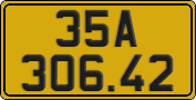 License plate of Vietnam, Commercial vehicles