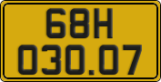 License plate of Vietnam, Commercial vehicles