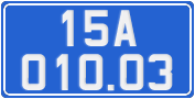 License plate of Vietnam, Government and public administrations