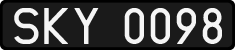 License plates of Poland, 1976 year system