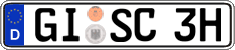 German license plate, Plates for oldtimers (type 