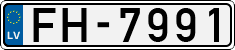 License plate of Latvia, Regular car plates