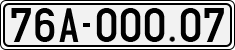 License plate of Vietnam, Cars
