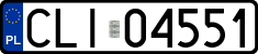 License plates of Poland, Regular car plates