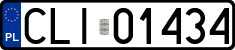 License plates of Poland, Regular car plates