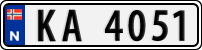 License plate of Norway, Trailers, motorcycles, special vehicles