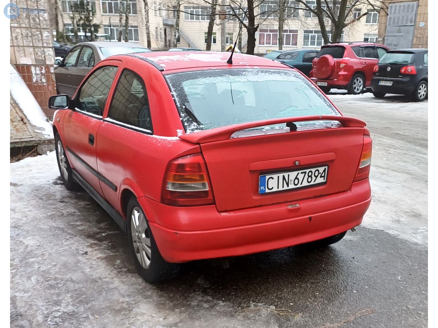CIN 67894, Opel Astra 2nd gen 3-door Hatch (G; T98), 1998–2004