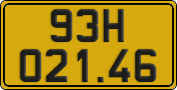 License plate of Vietnam, Commercial vehicles
