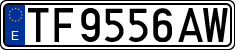 License plates of Spain, 1971 year series