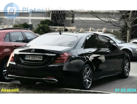 KX 0001 HA, Mercedes-Benz S-Klasse