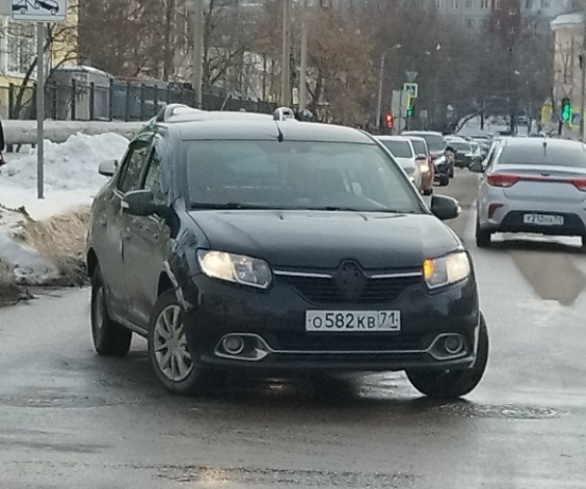 о 582 кв 71, Renault Logan 2nd gen Sedan (L8), 2013–