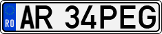 License plate of Romania, Regular plates