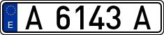 License plates of Spain, 1971 year series