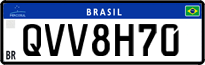License plate of Brazil, Private owners (Mercosul)