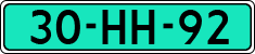 License plate of the Netherlands, Dealer (Regular)