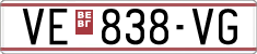 License plate of North Macedonia, Regular plates (1993)