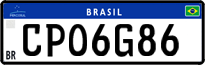 License plate of Brazil, Private owners (Mercosul)