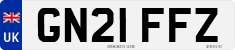 License plate of the United Kingdom, 2001 year system