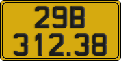 License plate of Vietnam, Commercial vehicles