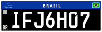 License plate of Brazil, Oldtimers (Mercosul)