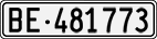 License plate of Switzerland, Cars