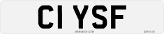 License plate of the United Kingdom, 1983 year system