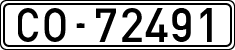License plates of Spain, 1900 year series
