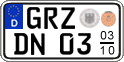 German license plate, Seasonal plates