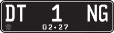 License plate of Indonesia, Regular plates