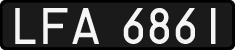 License plates of Poland, 1976 year system