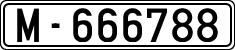 License plates of Spain, 1900 year series